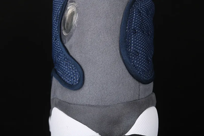 All categories Air Jordan Jordan series basketball shoes Air Jordan 13 Air Jordan 13 Flint GIGI AJ13 Joe 13 white blue navy blue 3M reflective version 415171-404